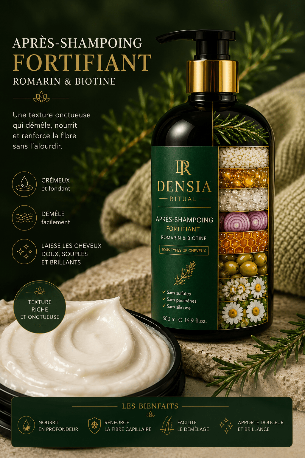Après-Shampoing nourissant - Densia Ritual